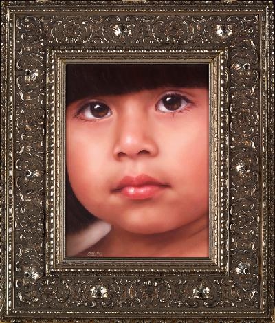 Children's Oil Portraits are what Belin specializes in. Robert Schoeller and Laurie Snow Hein also paint Children's Oil Portraits.